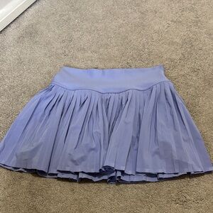 ALO Yoga Lavender Pleated Mini Skirt